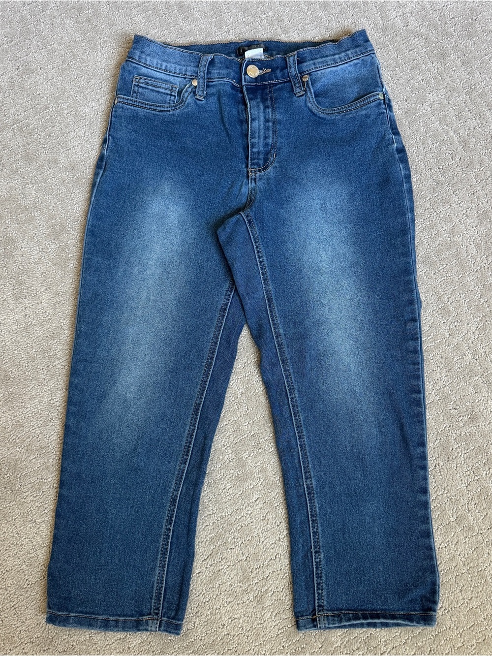 Venus Bum Lifter Capri Jeans, Dark Wash, US 6
